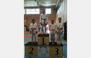 Championnat départemental benjamin Léa Didaoui 2ème et Jérémie Lemeiter 4ème