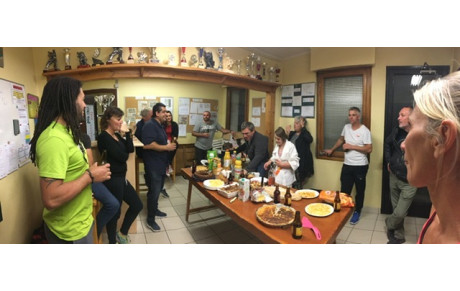 repas canadien après le cours de jujitsu